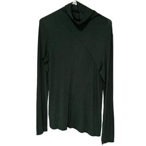 Women's AG Chels Turtleneck Top, Size XL, Green